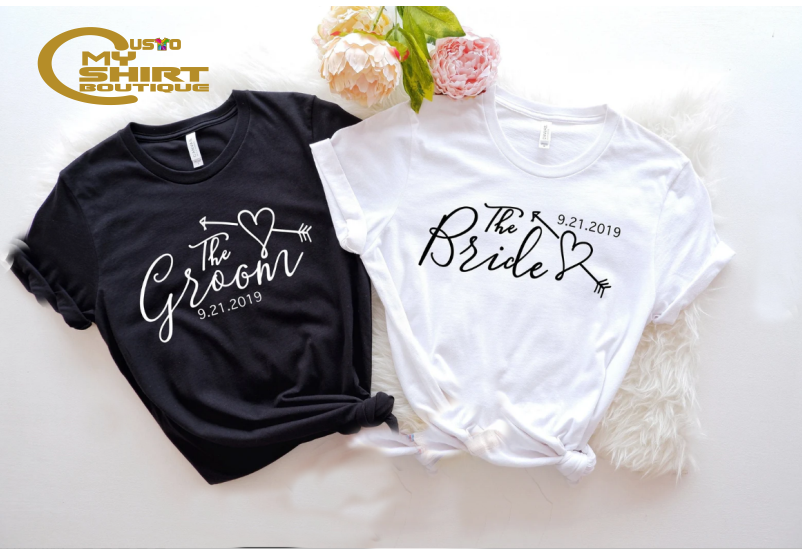 Bride & Groom Couple T-Shirts